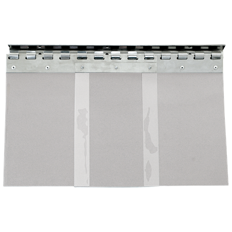 Cortina de lamas de PVC 984x40x2000 mm.