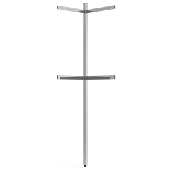 Columna perforada p/pletina esquina 40x40x2000 mm.