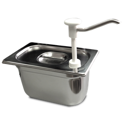 Hacer taladro a tapa gastronorm para dosificador de salsa