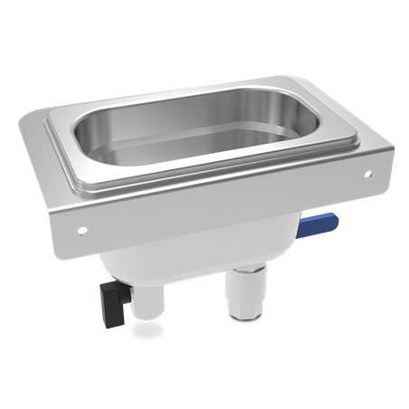 Lavaporcionador de helados mural 192x120x151 mm