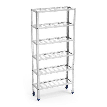 Estantería para almacenaje de botellas 800x300x1750 mm.