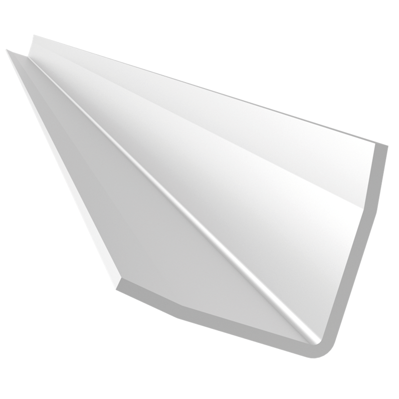 Guardavivos de esquina exterior acero inoxidable 2000 mm.