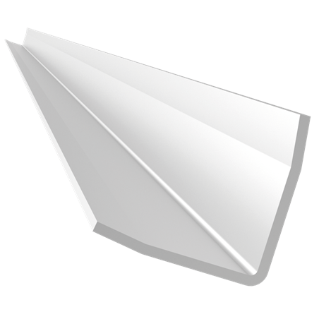 Guardavivos de esquina exterior acero inoxidable 3000 mm.