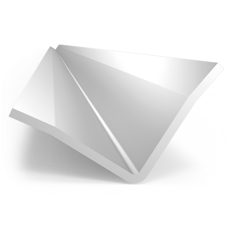 Guardavivos de esquina interior acero inoxidable 2000 mm.