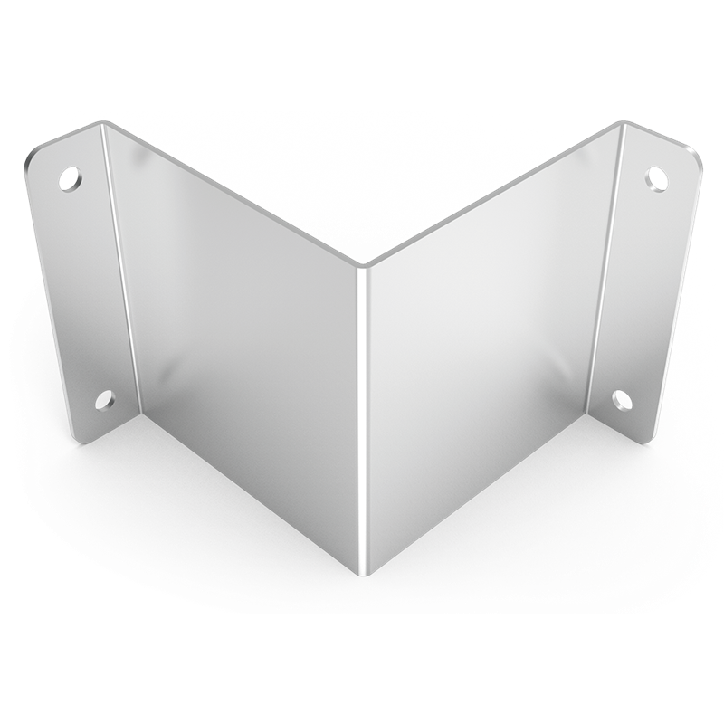 Separador de columna esquina de 140x140x83 mm.