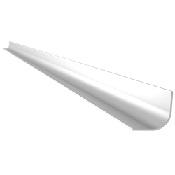 Zócalo curvo acero inoxidable 3000 mm.