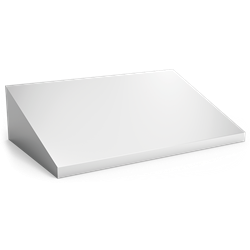 Tejado inoxidable para puerta exterior