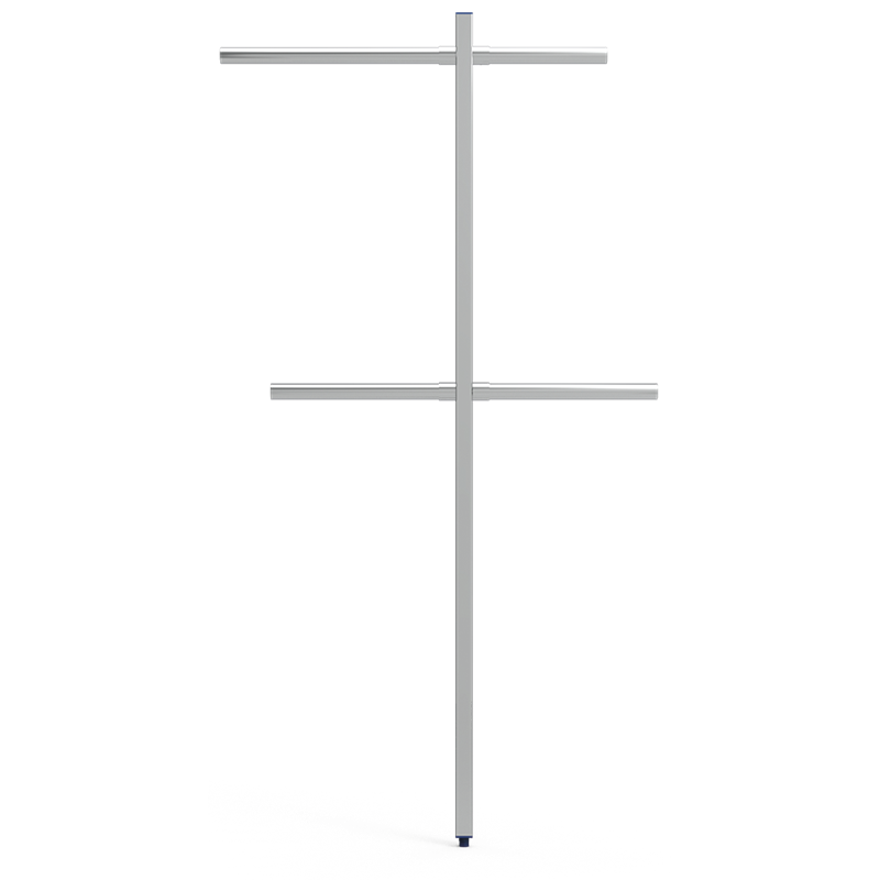 Columna para tubo central 40x40x2000 mm.