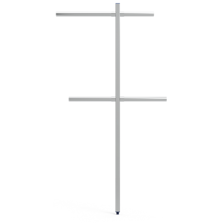 Columna para tubo central 40x40x2000 mm.
