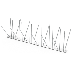 Pincho antipalomas en acero inoxidable 490x191x150 mm