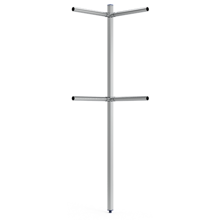 Columna para tubo esquina 40x40x2000 mm.