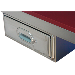 Cajón con cerradura acoplado