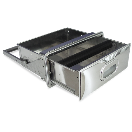 Cajón c/golpeador preparado para acoplar cliente