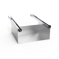 Kit de cajonera modular para mesa colgante a pared 600 mm.