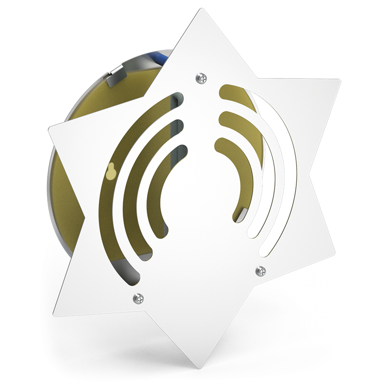 Exterminador de insectos serie BC modelo "Estrella" / 20 w. inoxidable