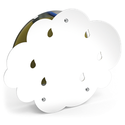 Exterminador de insectos serie BC modelo "Nube" / 20 w. inoxidable