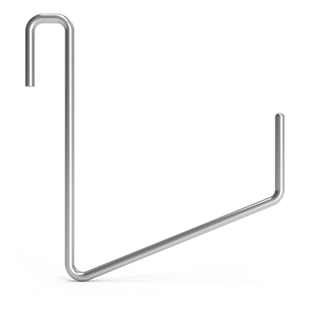 Gancho inox cuelga bolsas 142x16x5 mm