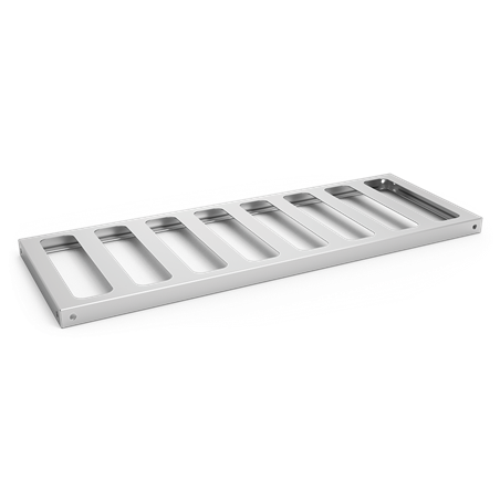 Estante para almacenaje de botellas 1200x300x1.5 mm.