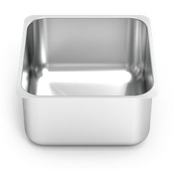 Fregadero inox rectangular para soldar
