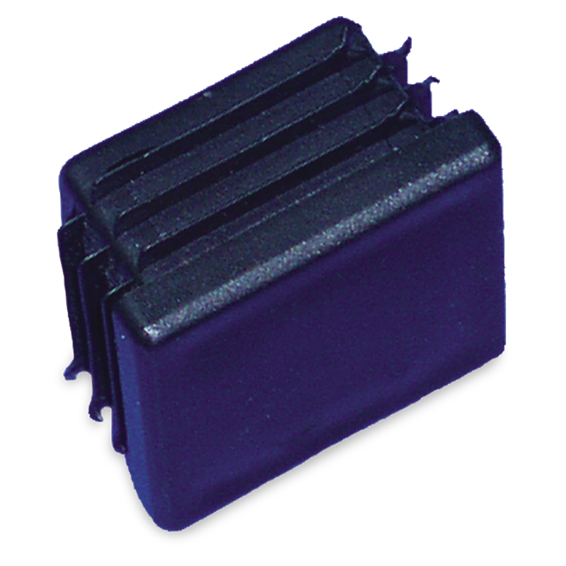 Taco de plástico de 40x20 mm. con aletas