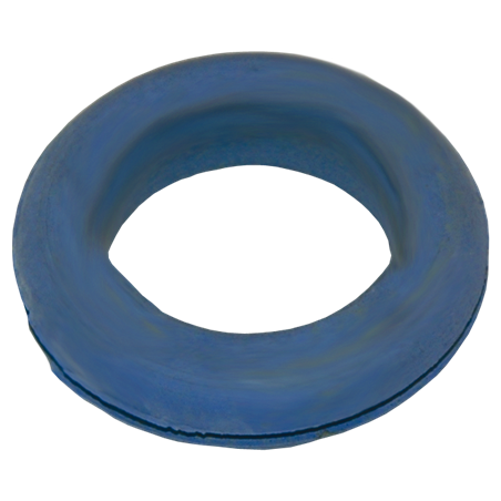 Pasacable de goma azul ø36x2,5 mm.