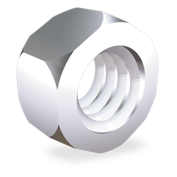 Tuerca hexagonal rosca métrica M8 mm.