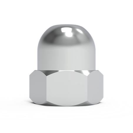 Tuerca ciega hexagonal con autoseguro M6x10x5 mm