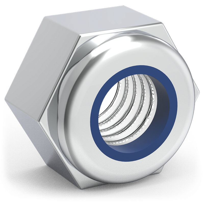 Tuerca autoseguro rosca métrica M5 mm