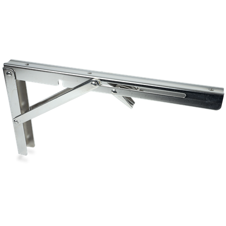 Cartela abatible inoxidable 300x23x165 mm.