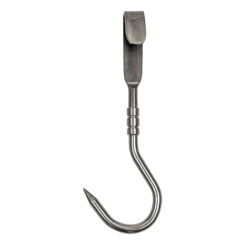 Gancho giratorio modelo "J" 260x10x11 mm.
