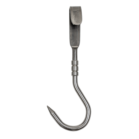 Gancho giratorio modelo "J" 260x10x11 mm.