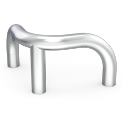 Defensa de esquina desmontable tubular 90º