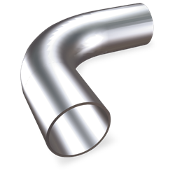 Tubo en escuadra ø43 mm. (ext)