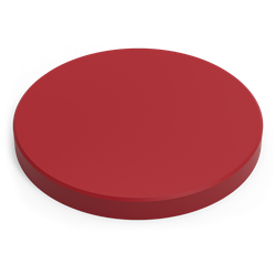 Fibra estándar roja ø500x50 mm.