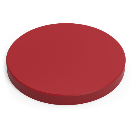 Fibra estándar roja ø500x50 mm.