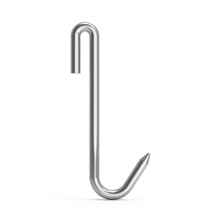 Gancho varilla modelo "J" 260x14 mm.