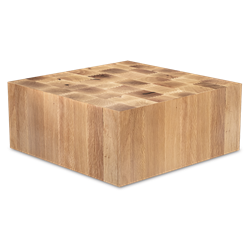 Repuesto de maza madera de encina 450x450x250 mm.