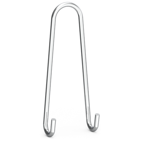 Gancho inox de varilla multifunción 115x13x4 mm