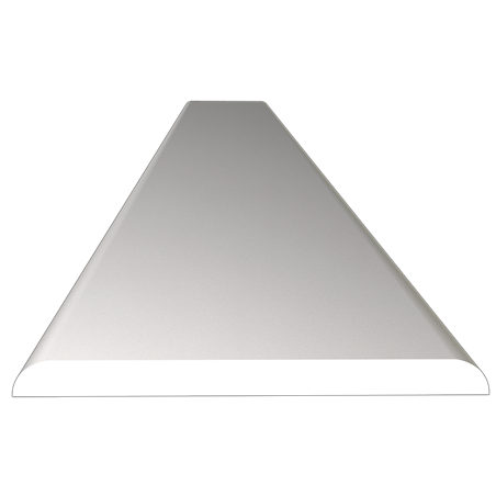 Perfil paragolpes recto de fibra blanca 2000x200x10 mm