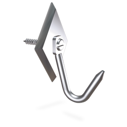 Gancho jamonero atornillar 56x6 mm.