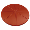 Plato para pizza fibra roja ø330x10 mm.