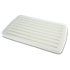 Tabla panera fibra blanca 400x240x20 mm.