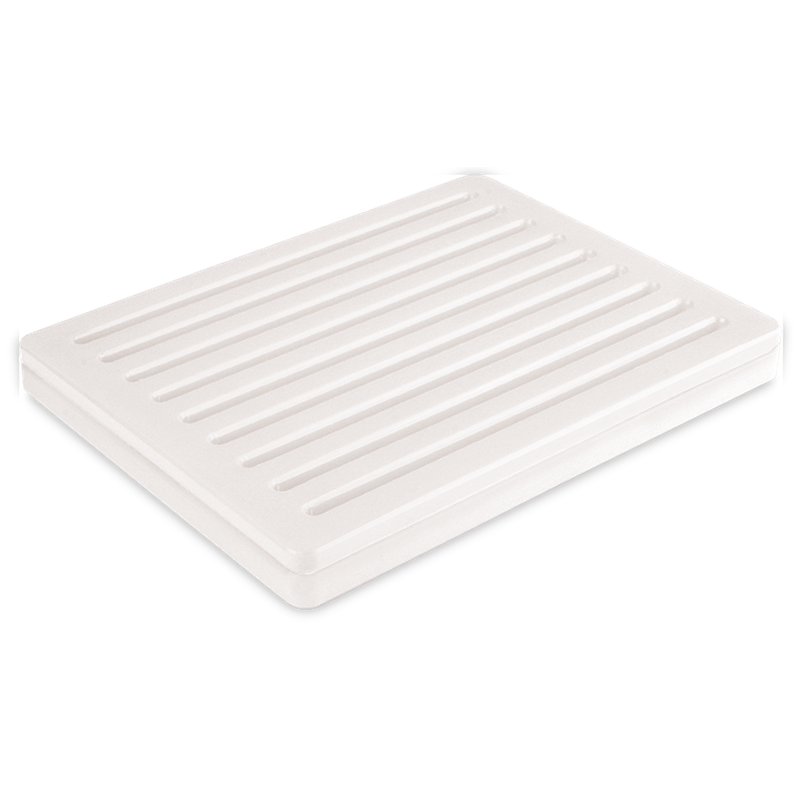 Fibra para corte de pan con recogemigas - 350x250x40 mm.