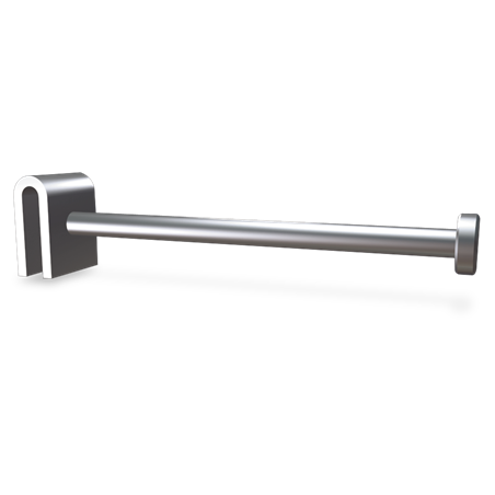 Gancho salchichero sencillo 200 mm.