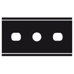 Juego de 2 cuchillas para cepillo rascador de fibra