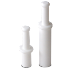 Empujador para picadora fibra blanca ø43x240 mm.