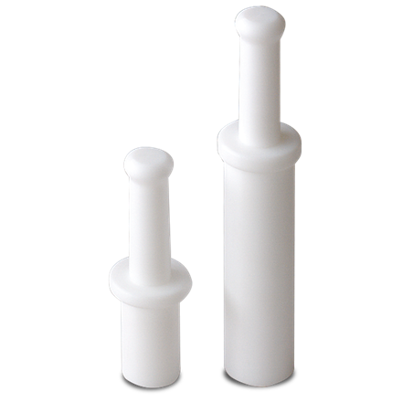 Empujador para picadora fibra blanca ø43x240 mm.
