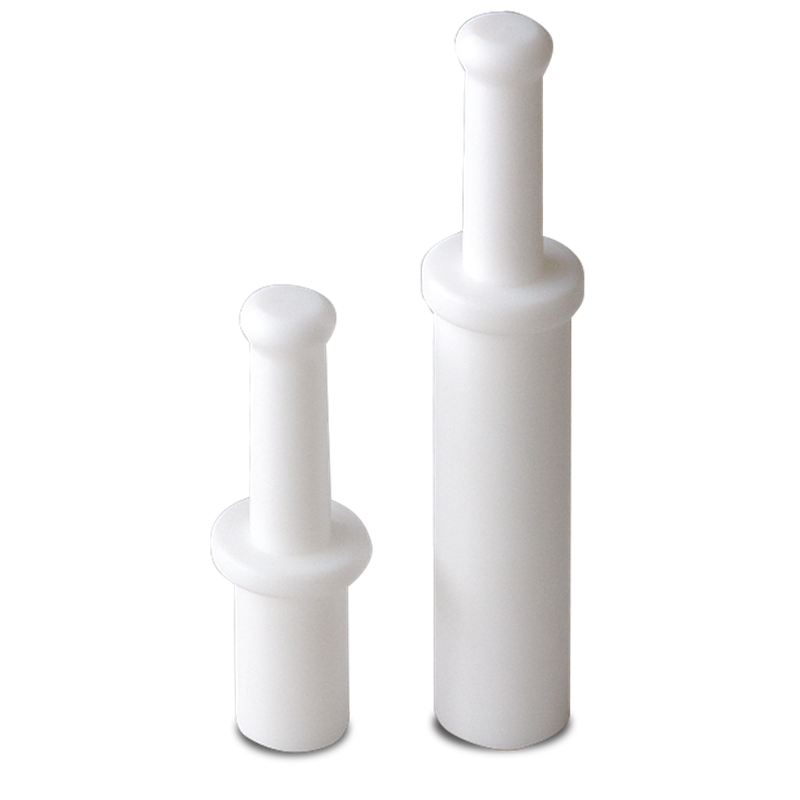 Empujador para picadora fibra blanca ø55x310 mm.