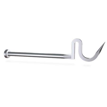 Gancho salchichero con gancho de cordero 200 mm.