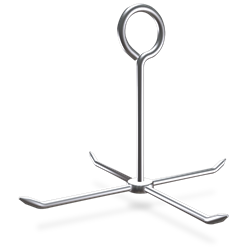 Gancho giratorio salchichero 215 mm.